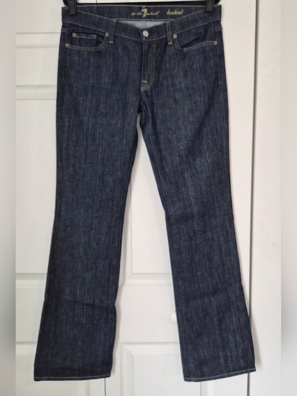 7 For All Mankind Y2K Bootcut Low Rise Dark Wash Jeans 32